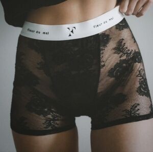 Fleur du Mal Bouquet Lace Boxer Brief